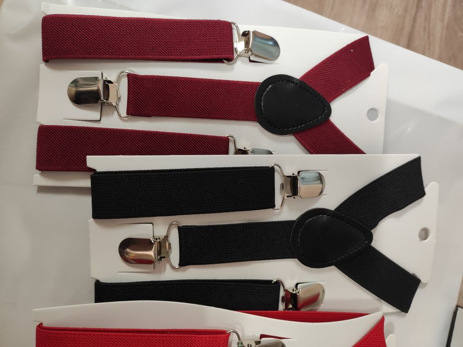 Галстук бабочка подтяжки