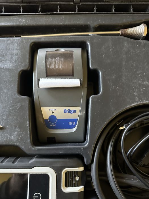 Drager FG7500 analizor gaze arse centrala termica cazane lemn TESTO