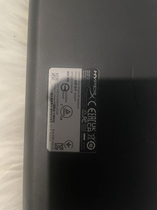 Игровой сетап: HyperX Alloy Origiens 65