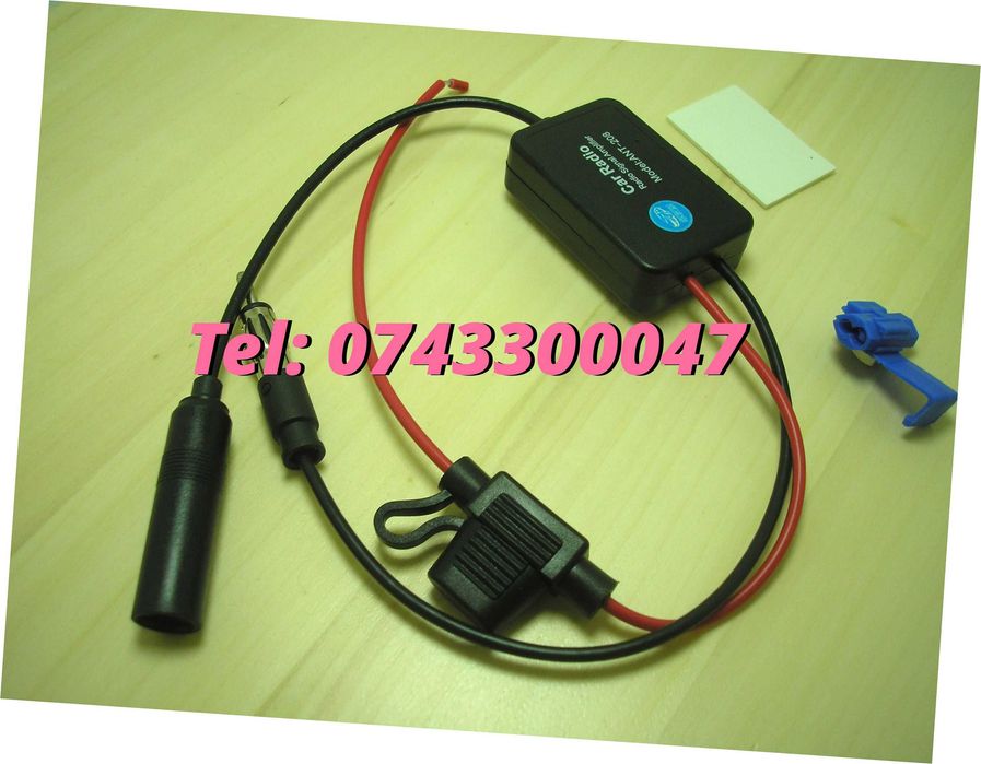 Amplificator Semnal Antena Radio Fm Am Cu Mufa Universala Pentru Navi