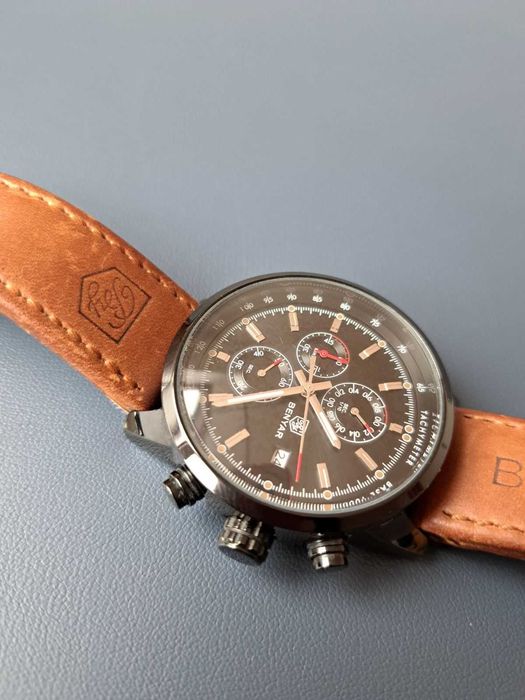 Мъжки часовник Benyar с кожена каишка