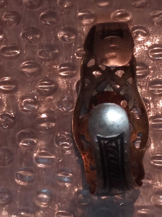 Антикварна Руска Сребърна Гривна.