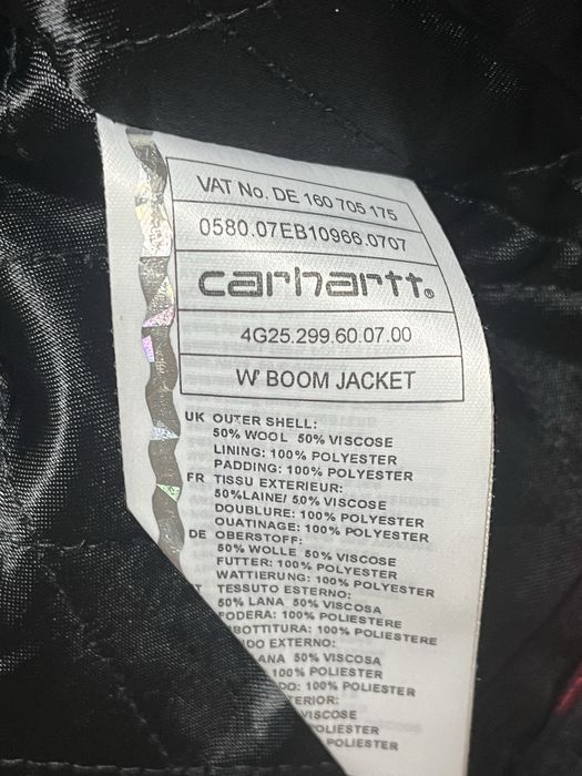 CARHARTT : Boom Jacket - Яке с вълна размер S / Оригинал