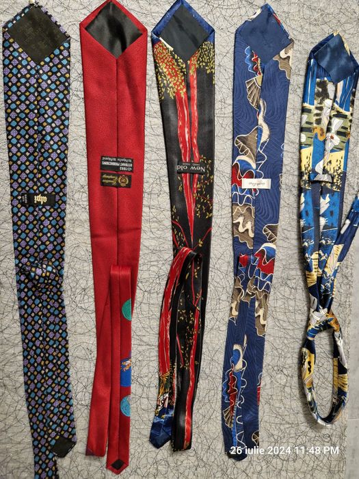 Cravate hand made, matase sau simple