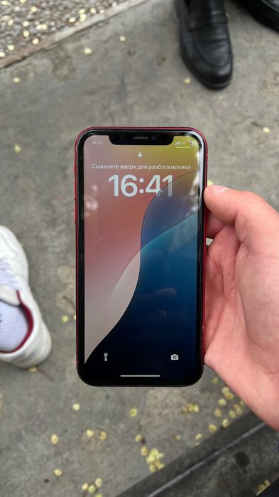 iPhone 11 в красном цвете