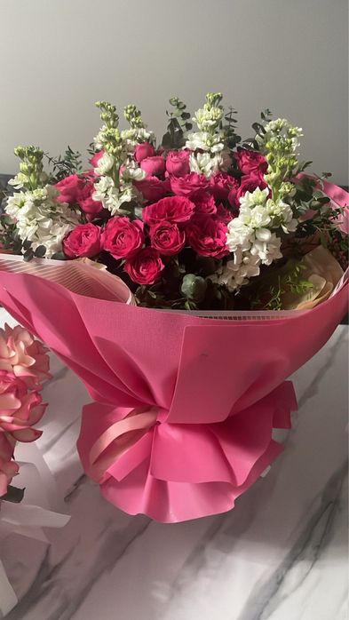 Букет цветов б/у