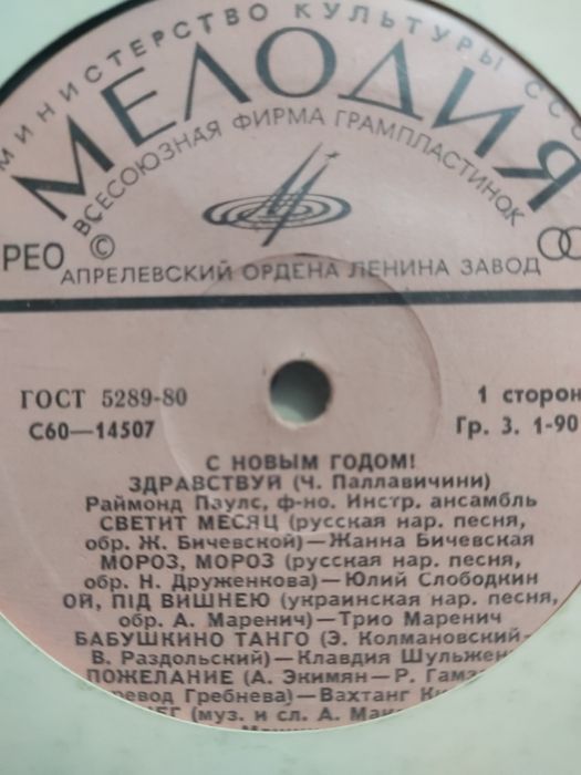 Виниловая пластинка