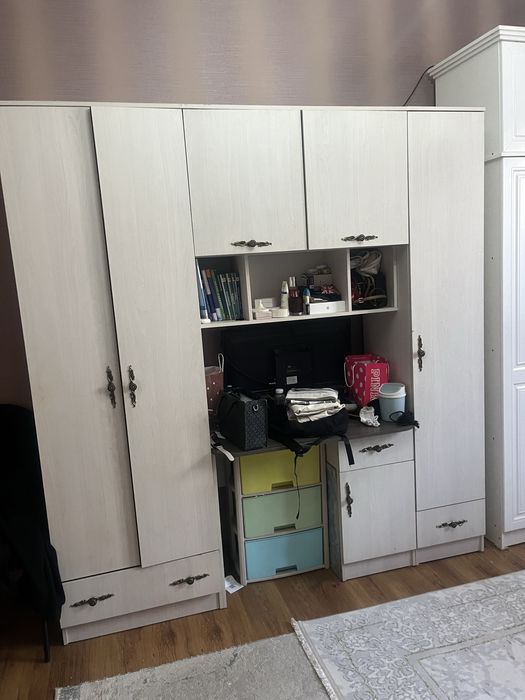 Продам шкаф детский+кровать б/у