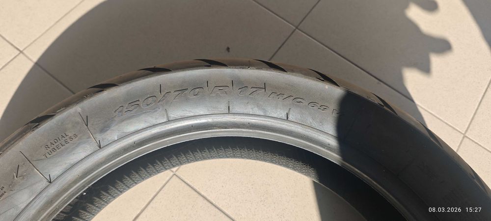 Продавам задна гума за мотор PIRELLI SCORPION TRAIL 2 150/70/17