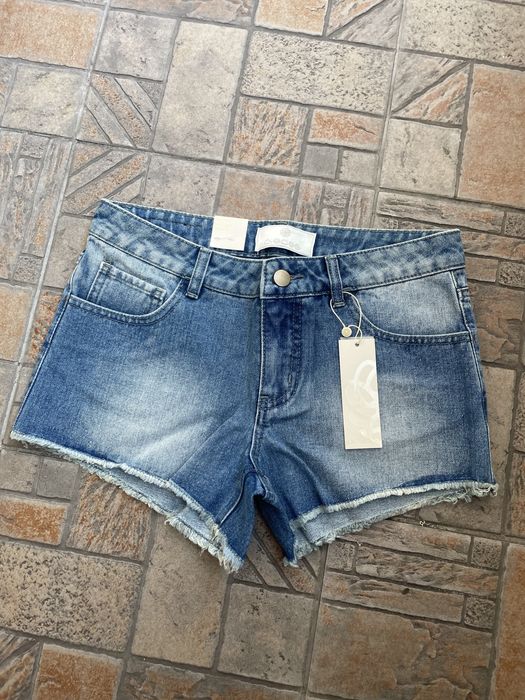 Pieces къси дънкени панталонки S