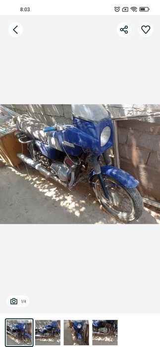 Ява мотоцикл сотилади 5 млн