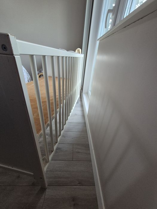 Vand patut ikea 60x120 stare buna cu saltea burete si cocos.