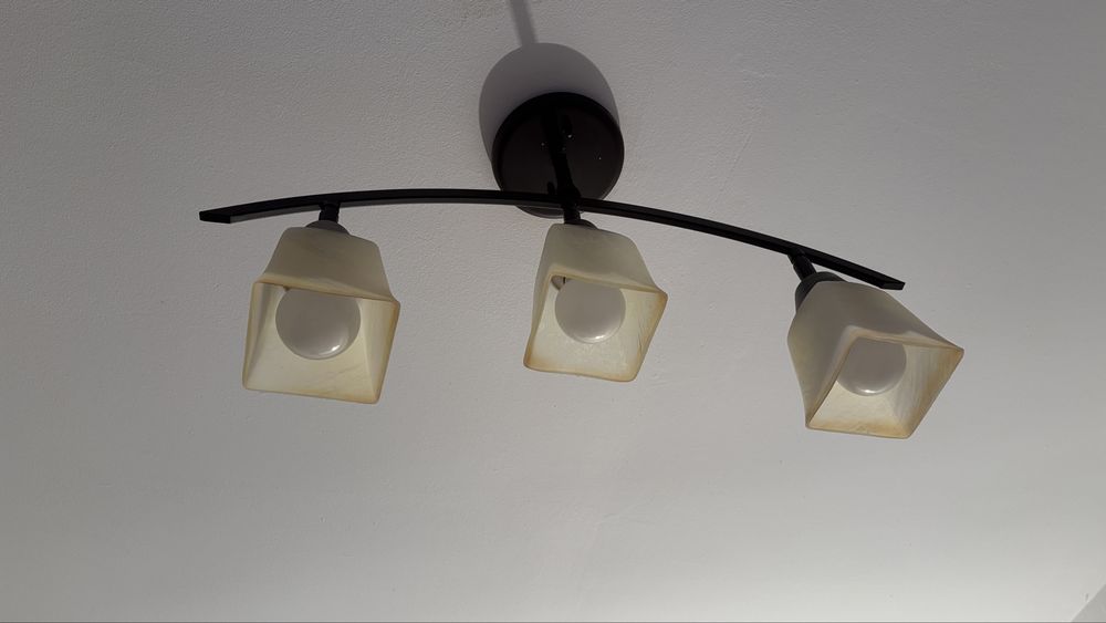 Set 2 lustre living + galerie metalica pt perdea si draperie