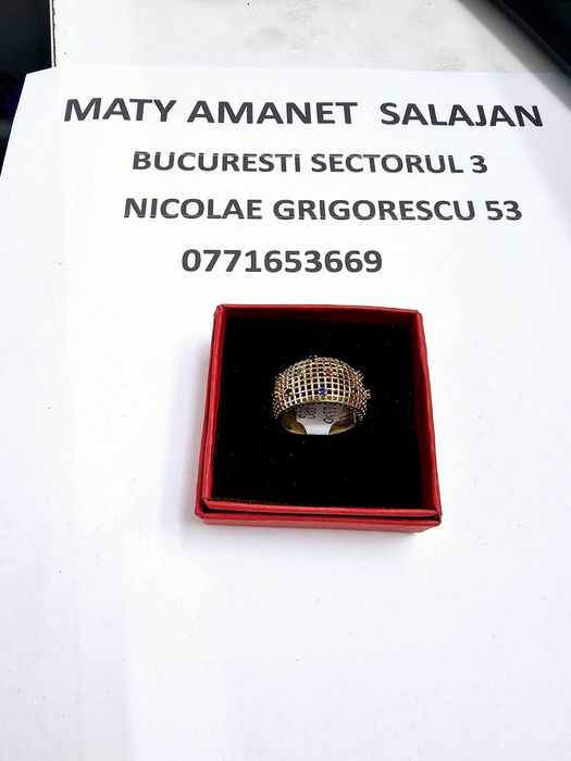 Vand inel dama din aur 14 k 4.88 g cod 330