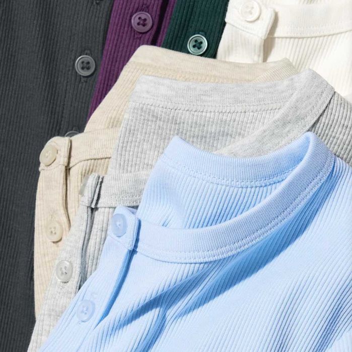Лонгслив Uniqlo в рубчик
