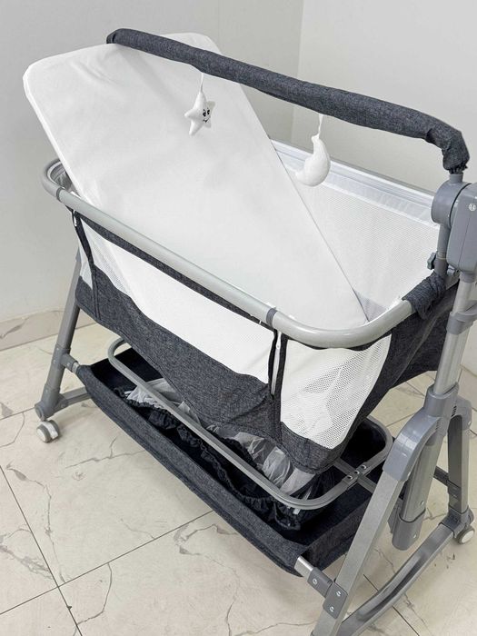 Кровать детская 67х98х21 см, светло-серый