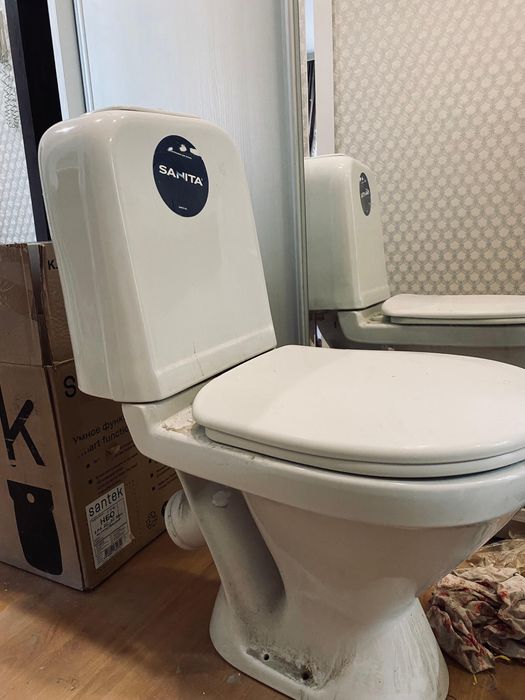 Унитаз в хорошем состоянии