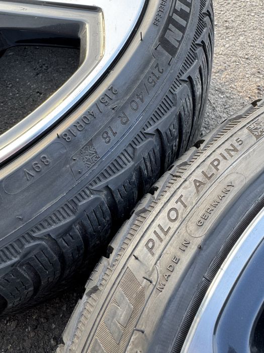 Roți iarnă originale Audi Sport A1, S1- 215/40 R18 - Dot 2023