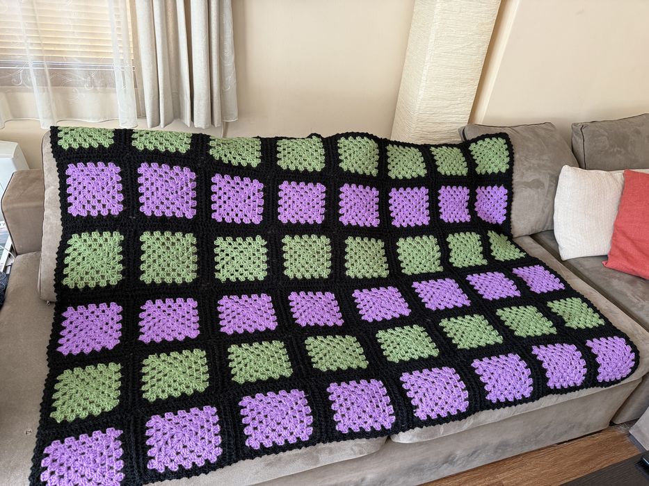 Ново Ръчно плетено одеяло