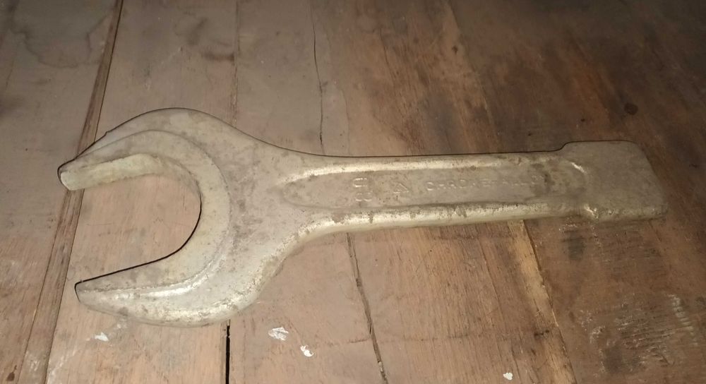 Cheie fixa simpla cadmiata 80 mm