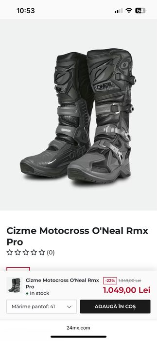 Cizme Motocross O'Neal Rmx Pro