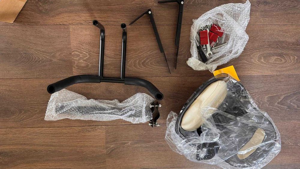 Scaun de copil pentru bicicleta, sarcina 20 kg, kit montaj complet