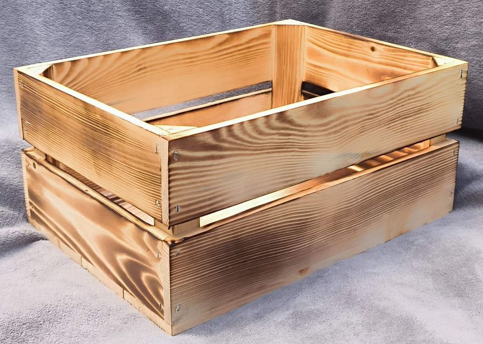 Декоративни дървени щайги