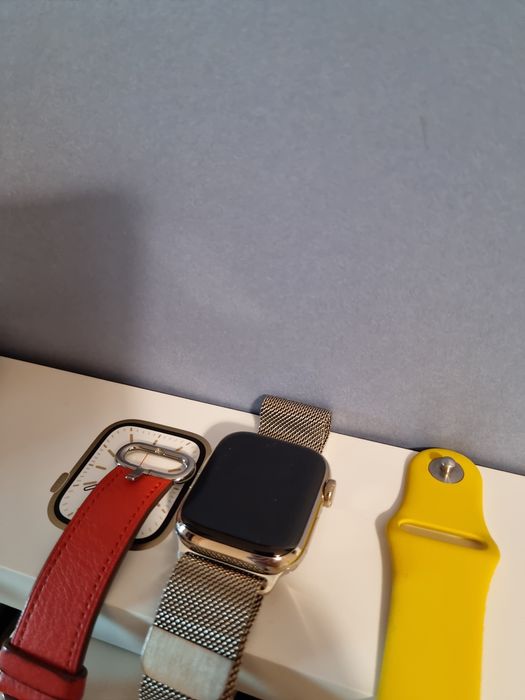 Apple watch serie 7 41mm gold stainless celular