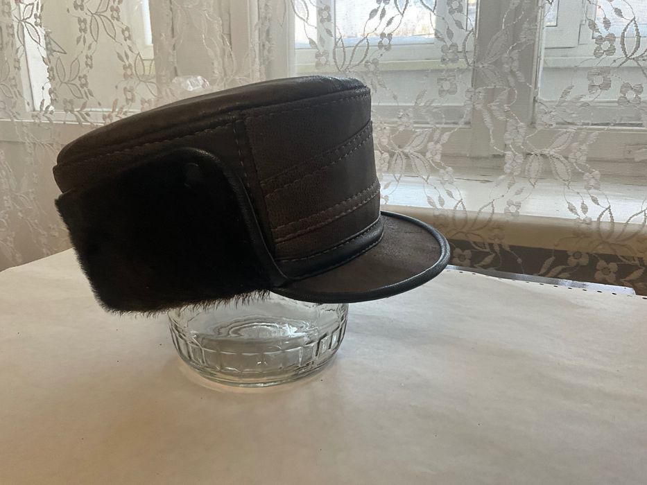 Шапка мужская с мехом