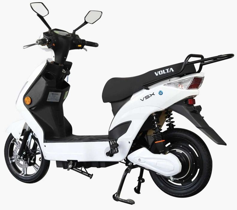 Scuter Electric (Bicicleta), Fara Permis, Cu Pedale Volta SX - 220 W, viteza maxima 25 km pe ora, Alb