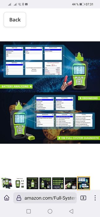 Diagnoza obd2 TP600B VAG toata gama