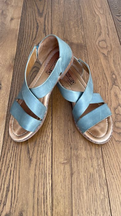 Дамски сандали Pikolinos. Размер: 40, цвят: петролено зелено.