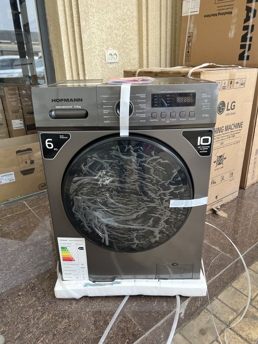 Стиральные машины HOFMANN 6 кг BLDS Invertor Steam Пар
