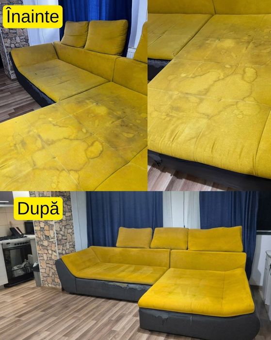 Curatare Profesionala Tapiterii Canapele,Saltele, Scaune Auto, Mochete, Fotolii și Covoare la domiciliu - Programare rapidă -  Ozonificare Gratuita!