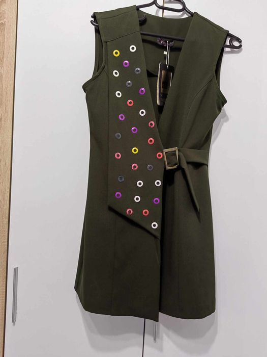 Нов дълъг елегантен елек