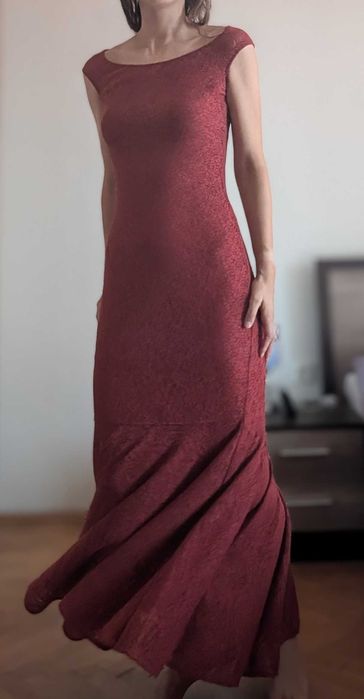 Официална рокля в (керемидено) червено bote, p-p S