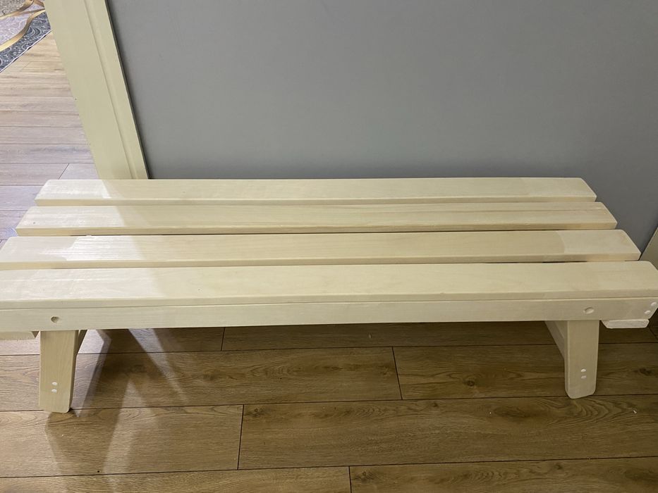 Лавочка складная для бани, новая