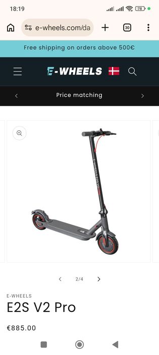 Trotineta electrica E-wheels V2 PRO