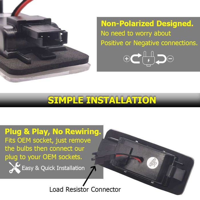 LED плафони регистрационен номер за Opel Astra J Zafira C
