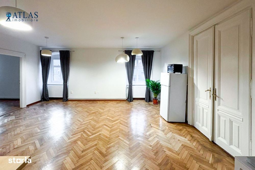 Renovat 2026, 105 mp., str De Mijloc, la casa, parter inalt, 4 camere