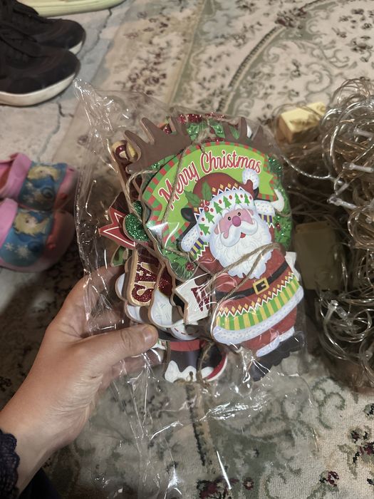 Гирлянды декор для ёлки