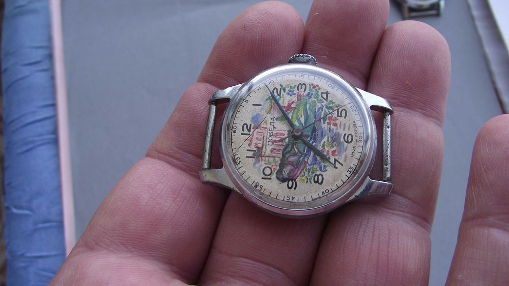 ЧАСОВНИК-ПОБЕДА-15кам.-1МЧЗ-56г.-СССР-Супер часовник