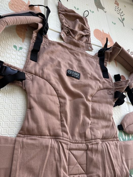 Marsupiu ergonomic Isara The One, culoare Macchiato