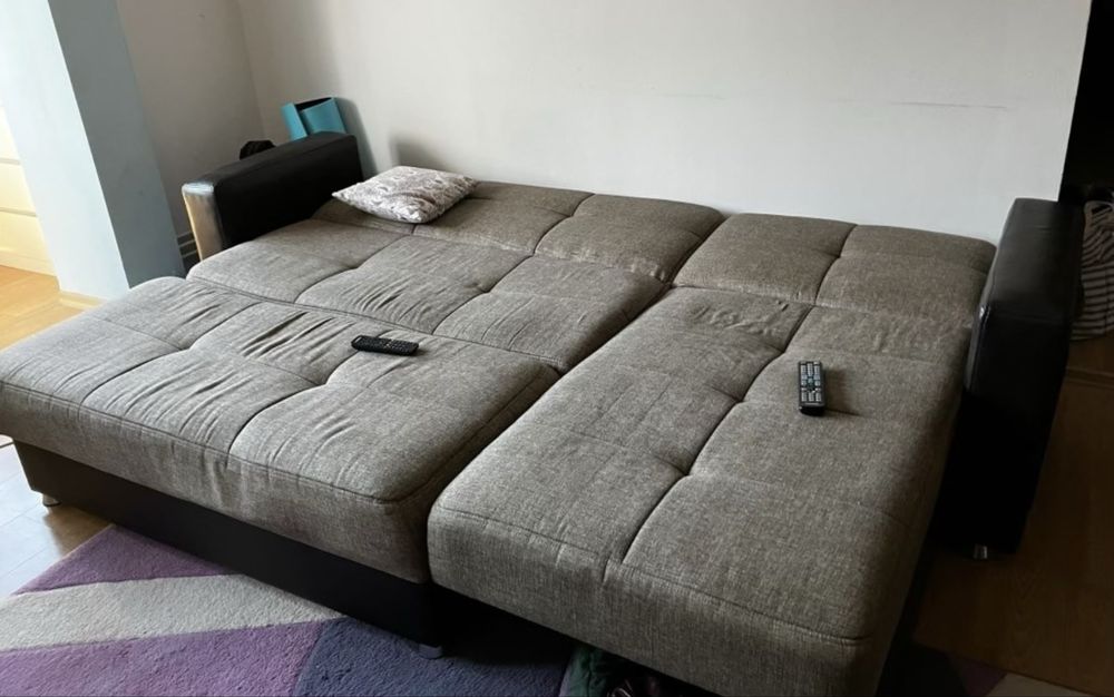 Canapea Extensibila gri