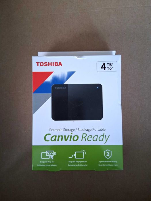 Hard disk hdd extern portabil Toshiba Canvio 4TB nou sigilat