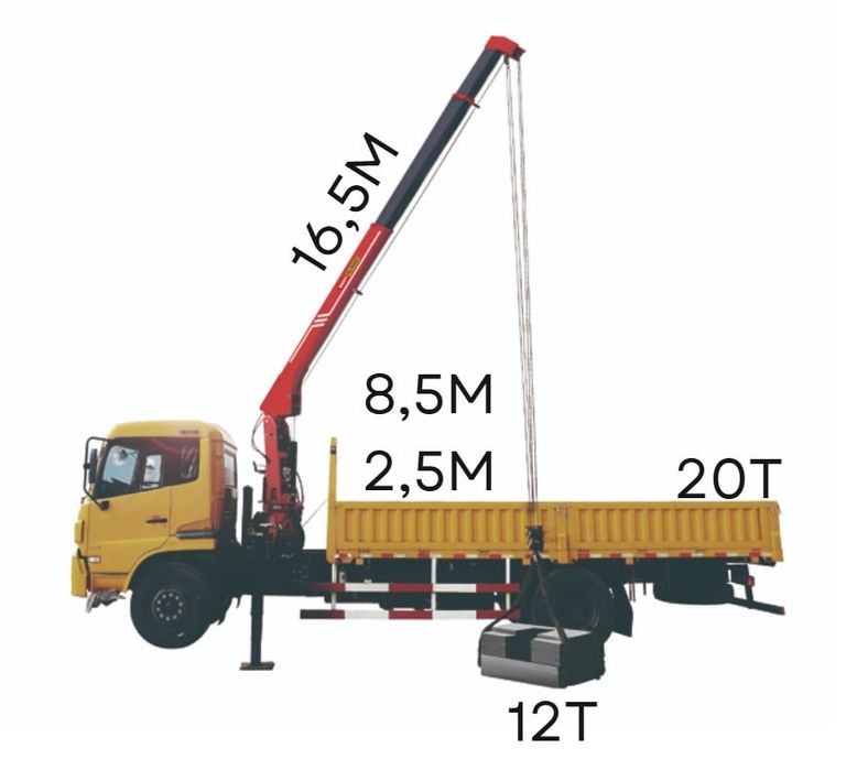 Manipulyator Xizmati 3t / 5t / 12t | Манипулятор с водителем