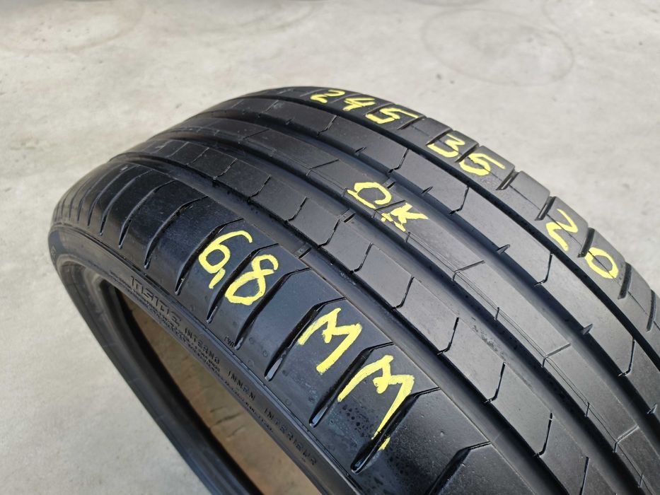 O anvelopa vara 245 35 20 pirelli p zero pz4 profil 6,8 mm