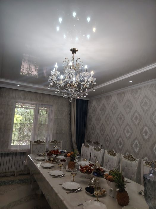 Люстра установка