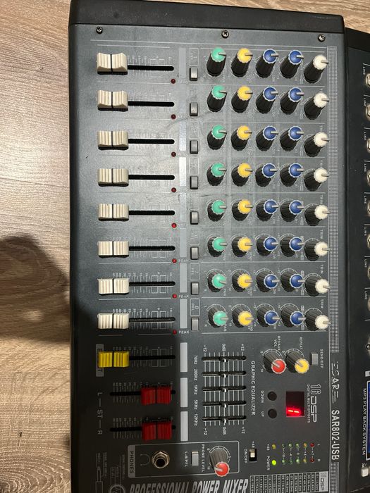 Усиленный микшерный пульт (powered mixer)