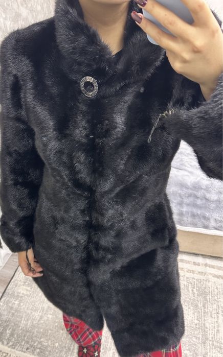 Шуба из натуральной норки
